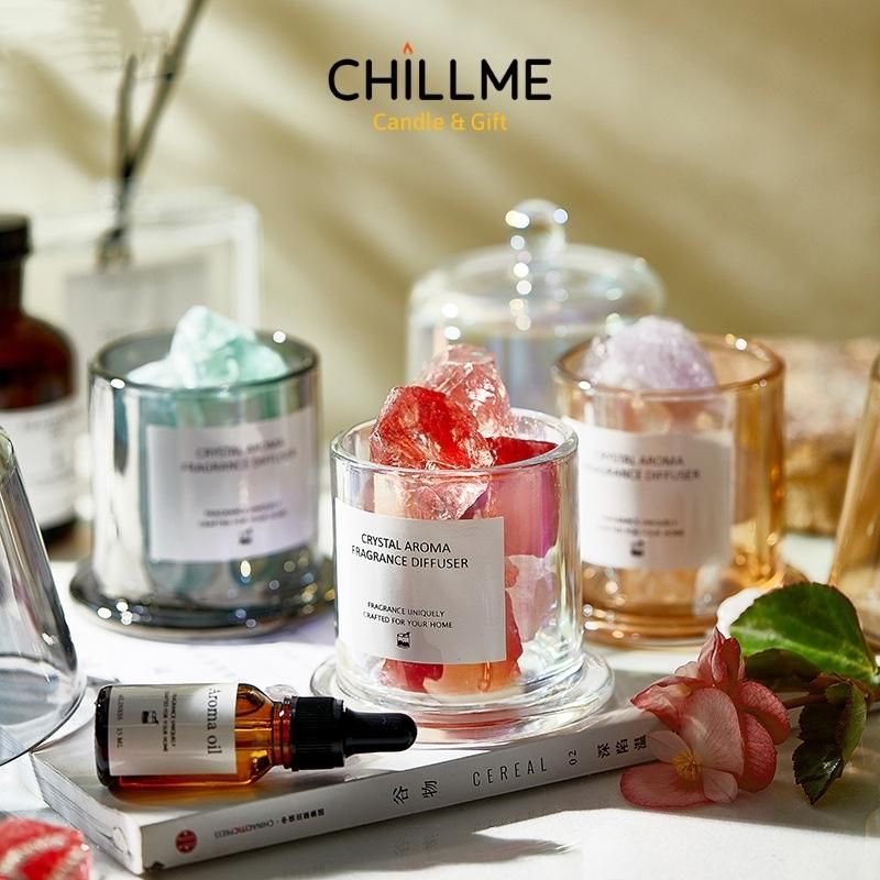  Bộ khuếch tán tinh dầu thơm phòng Chillme đá thạch anh làm quà tặng trang trí decor sang trọng 