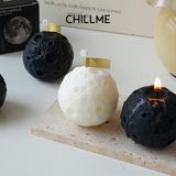  Nến sáp thơm tiểu hành tinh hình mặt trăng Chillme handmade làm quà tặng trang trí thư giãn 