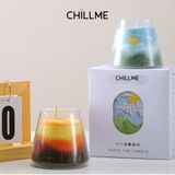  Nến thơm tranh cát Chillme handmade DIY làm quà tặng sinh nhật khử mùi phòng 