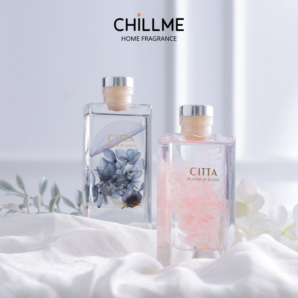 Tinh dầu thơm phòng tán hương Chillme hoa thơm khuếch tán sang trọng đuổi muỗi decor trang trí - TDCT04