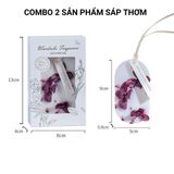  Combo 2 sáp thơm phòng khử mùi Chillme Citta hoa khô làm thơm phòng tủ quần áo 