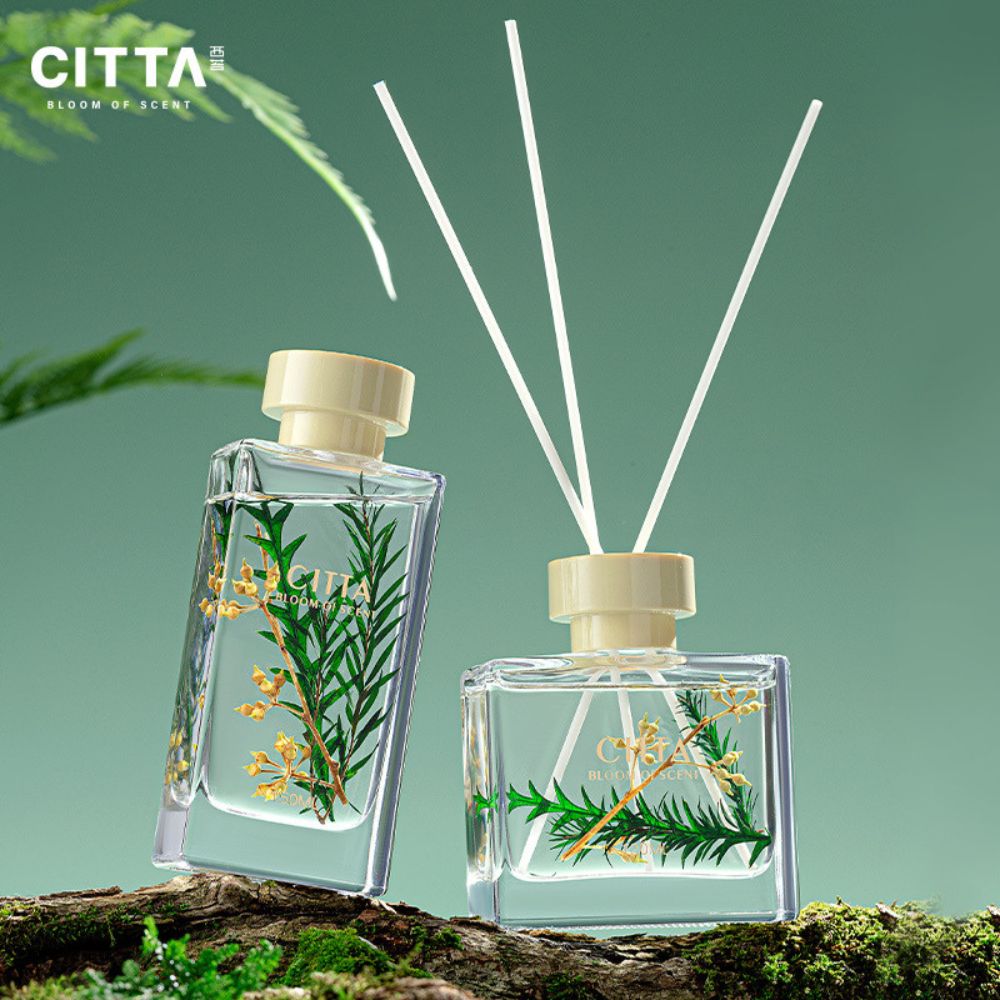  Set tinh dầu Chillme FOREST 2 chai 120ml và 150ml thơm phòng làm quà tặng sinh nhật sang trọng hương trà 