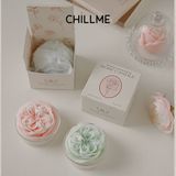 Nến thơm tealight tạo hình hoa hồng Rose Chillme có đế trang trí dễ thương làm quà tặng đám cưới ngày lễ