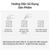  Tinh dầu thơm phòng 10ml Citta dùng cho máy xông khuyếch tán nguyên chất giúp khử mùi thư giãn - TDCT10ML 