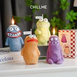  Nến Thơm phòng Mud Man Monster dễ thương cute Chillme làm quà tặng trang trí độc đáo 