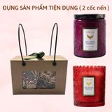  Set box giấy có nơ xinh quai đựng sản phẩm đựng quà tặng nhiều kích thước - Chillme 