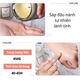  Nến thơm vintage Chillme hương tươi mới sang trọng 200g thơm thư giãn tinh tế - Gardenia 