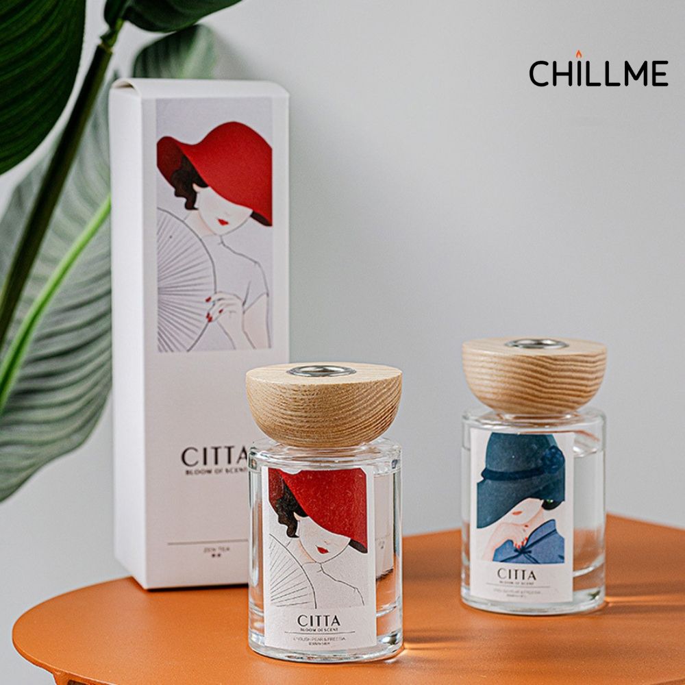 Tinh dầu thơm phòng 120ml thiên nhiên Citta khử mùi và làm mát không khí giúp thư giãn trang trí phòng ngủ