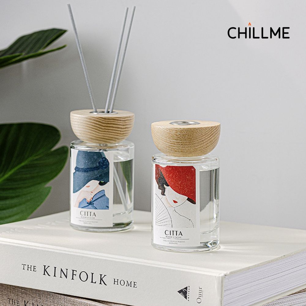 Tinh dầu thơm phòng 120ml thiên nhiên Citta khử mùi và làm mát không khí giúp thư giãn trang trí phòng ngủ