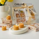  Sét nến thơm tealight hình bánh quy Chillme decor phong cách Hàn Quốc dễ thương handmade 