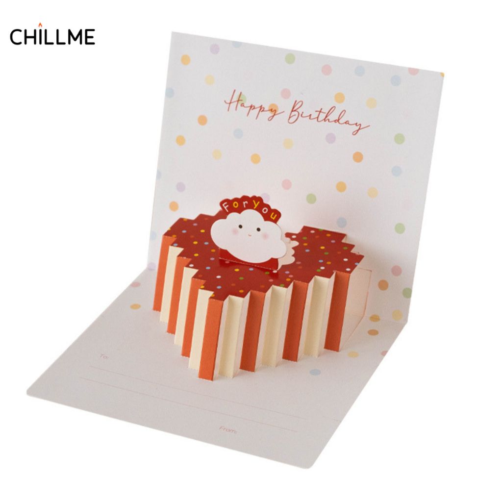  Thiệp 3d chúc mừng sinh nhật 3 chiều happy birthday quà tặng ý nghĩa cho người thân yêu kỷ niệm  - HK8006 