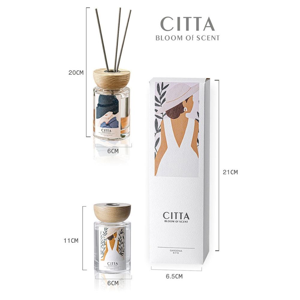 Tinh dầu thơm phòng 120ml thiên nhiên Citta khử mùi và làm mát không khí giúp thư giãn trang trí phòng ngủ