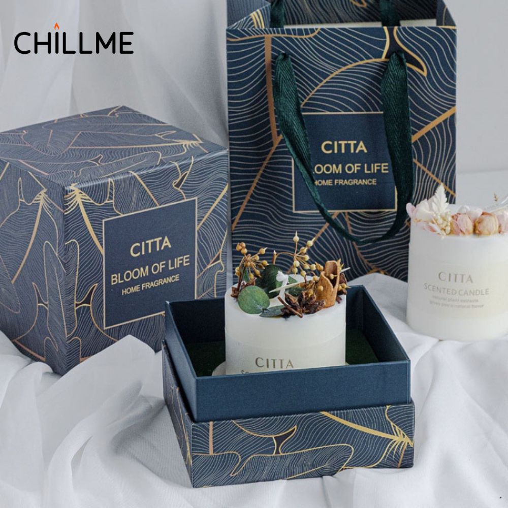  Set nến thơm quà tặng hoa cỏ Chillme handmade quà sinh nhật cho nữ bạn gái người yêu ngày lễ 