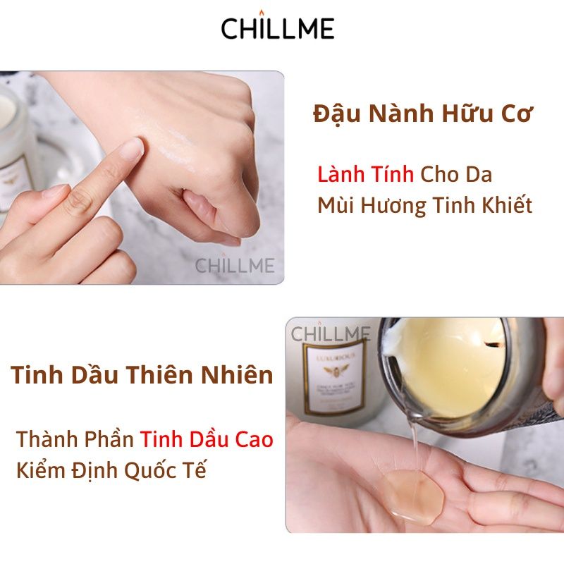 Nến thơm Luxury Chillme hương dễ chịu thanh mát 200g - Japan Persimon