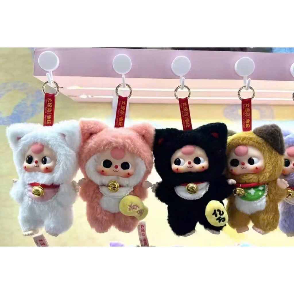 BLINDBOX BABY THREE ( bé 3 ) : Lẻ 1 box Baby Three Billionare Cat Mèo tỷ phú ( hàng có sẵn )