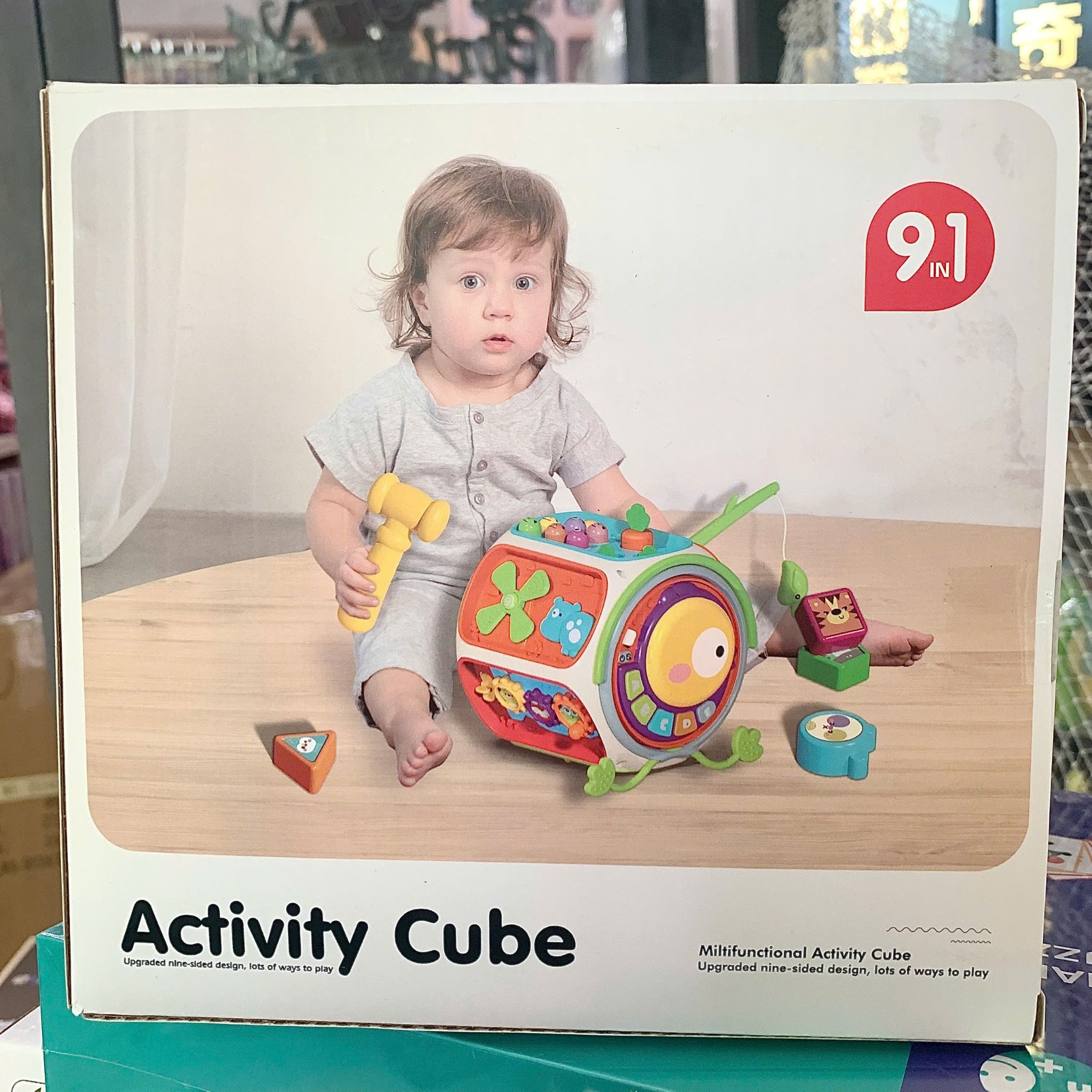 Đồ chơi vận động: Khối lập phương phát nhạc 9in1, 3+ ages, No. 6216