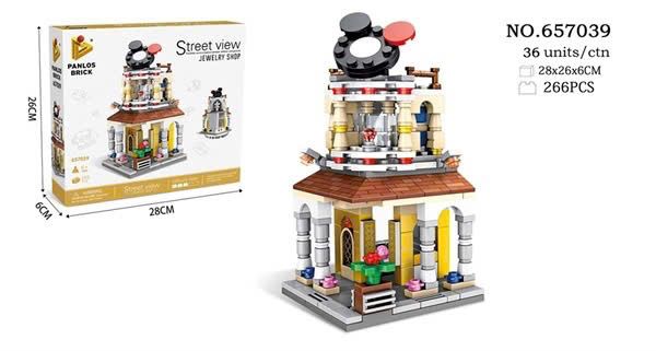 Đồ chơi lắp ráp: Mô hình Nhà Chuột Mickey, thương hiệu PANNOS, 6+ages, No. 657039