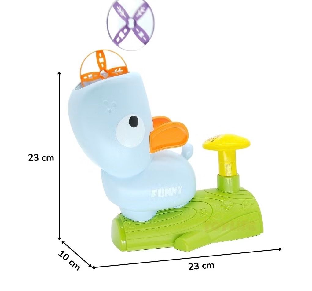 Đồ chơi vận động : Bộ vịt phóng và bắt đĩa bay tung hứng vui nhộn, 3ages+, No. 201-1Y, 201Y