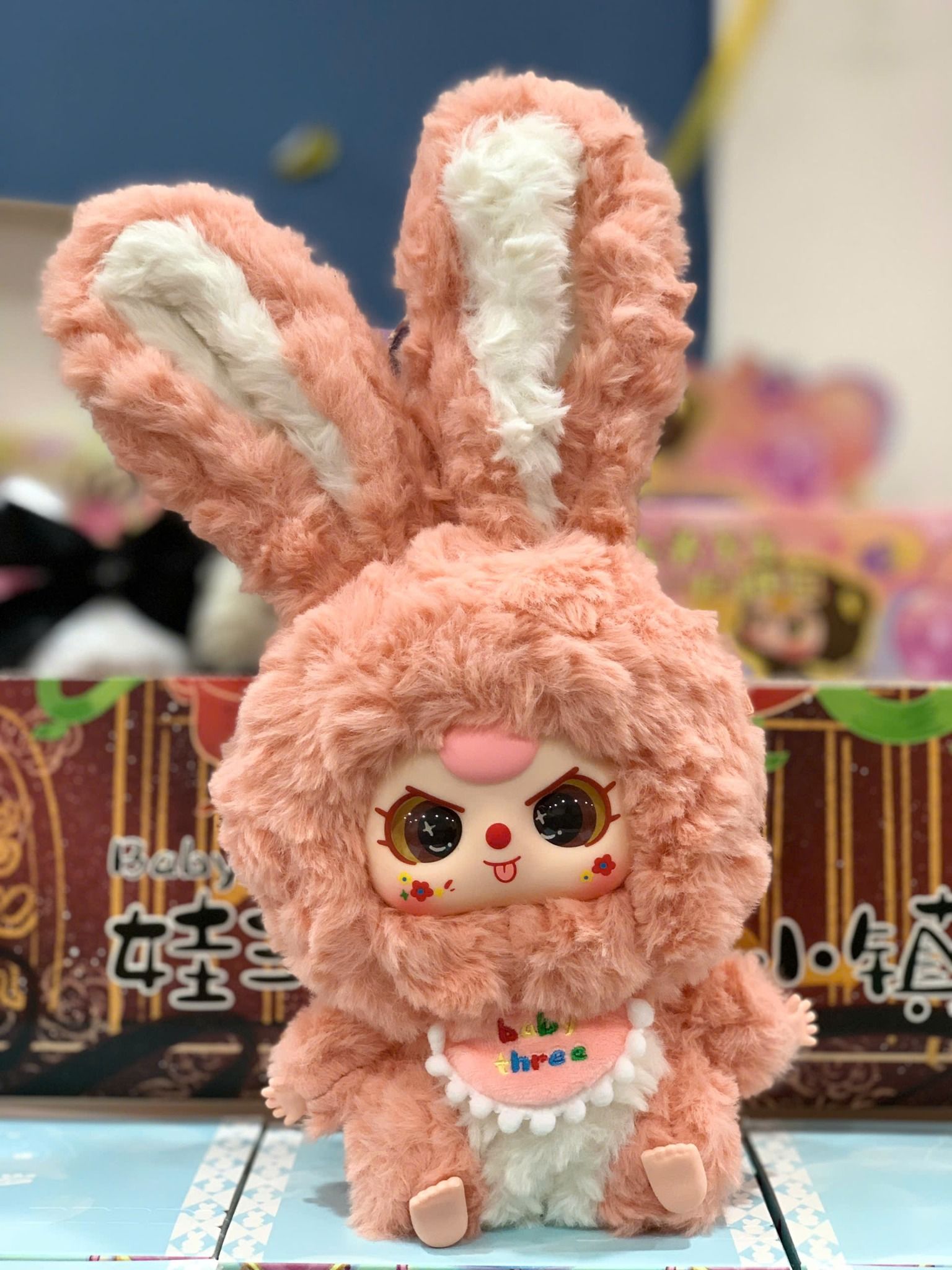 BLINDBOX BABY THREE ( bé 3 ) : Baby Three Lily Rabbit Town Plus ( Thỏ Thị Trấn, hàng có sẵn )