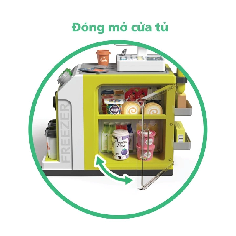 Đồ chơi nhập vai: Bộ quầy Siêu Thị Mini (Super Market), 37x21x41cm, 3ages+, No. 668-124