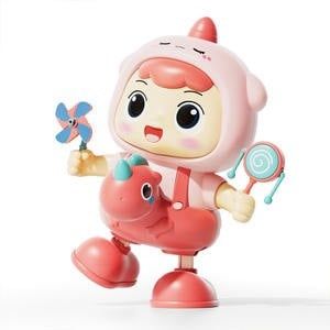 Đồ chơi vận động: Hộp bé Rồng nhảy múa có nhạc_ Dangcing Unicorn (dùng pin), +3ages+, Model 690-20