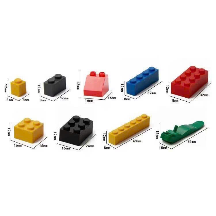 Đồ chơi lego: bộ lắp ghép xếp khối (1000 bricks) 1000pcs Size Đại, Model 801
