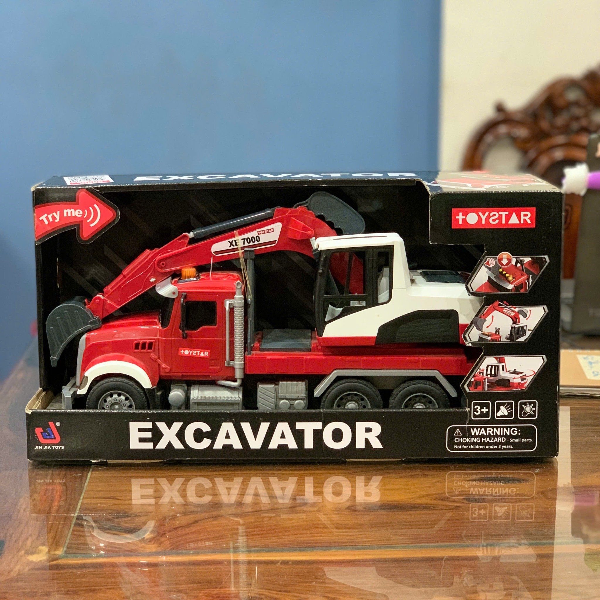 Đồ chơi vận động : Bộ sưu tập mô hình các loại xe nâng, xe cứu hộ..., 3ages+, No. 666