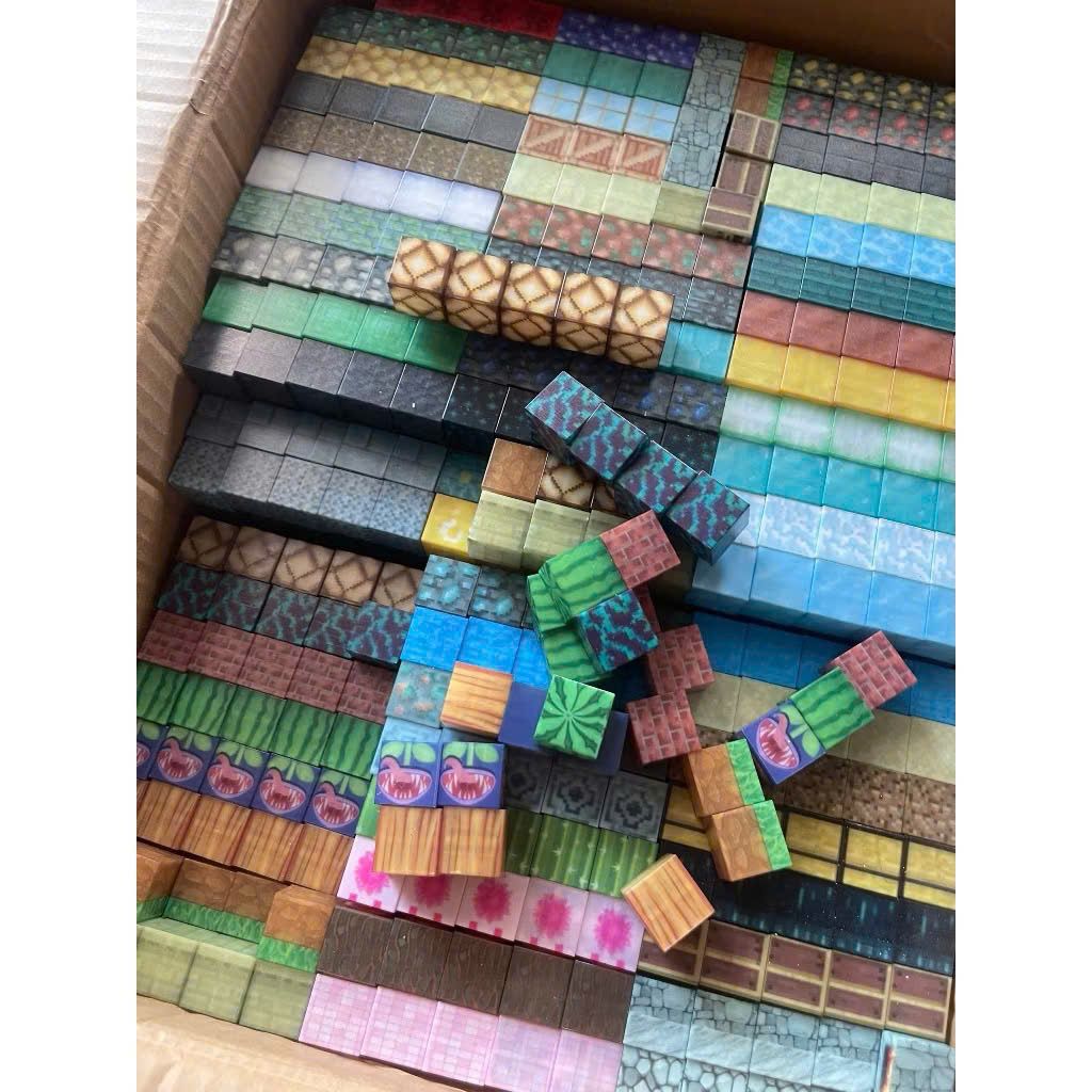 Đồ chơi xếp khối sáng tạo: Set 50 Khối nam châm từ tính Minecraft xây dựng, kt 20x20x20mm/pcs, +6ages