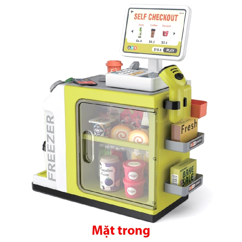 Đồ chơi nhập vai: Bộ quầy Siêu Thị Mini (Super Market), 37x21x41cm, 3ages+, No. 668-124