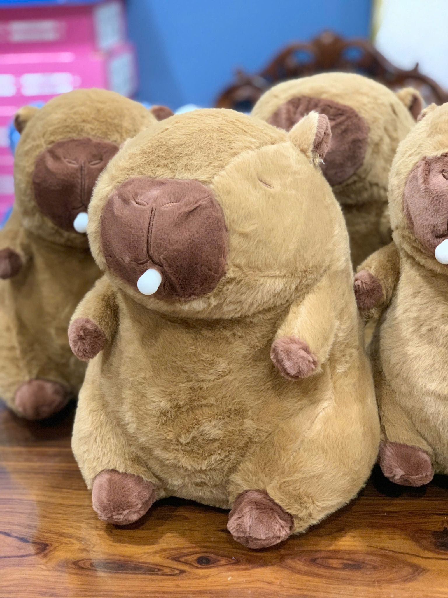 Thú bông: Chuột Capybara Dễ thương, kt 30cm, loại bông nhập khẩu rất mịn màng và mềm mại