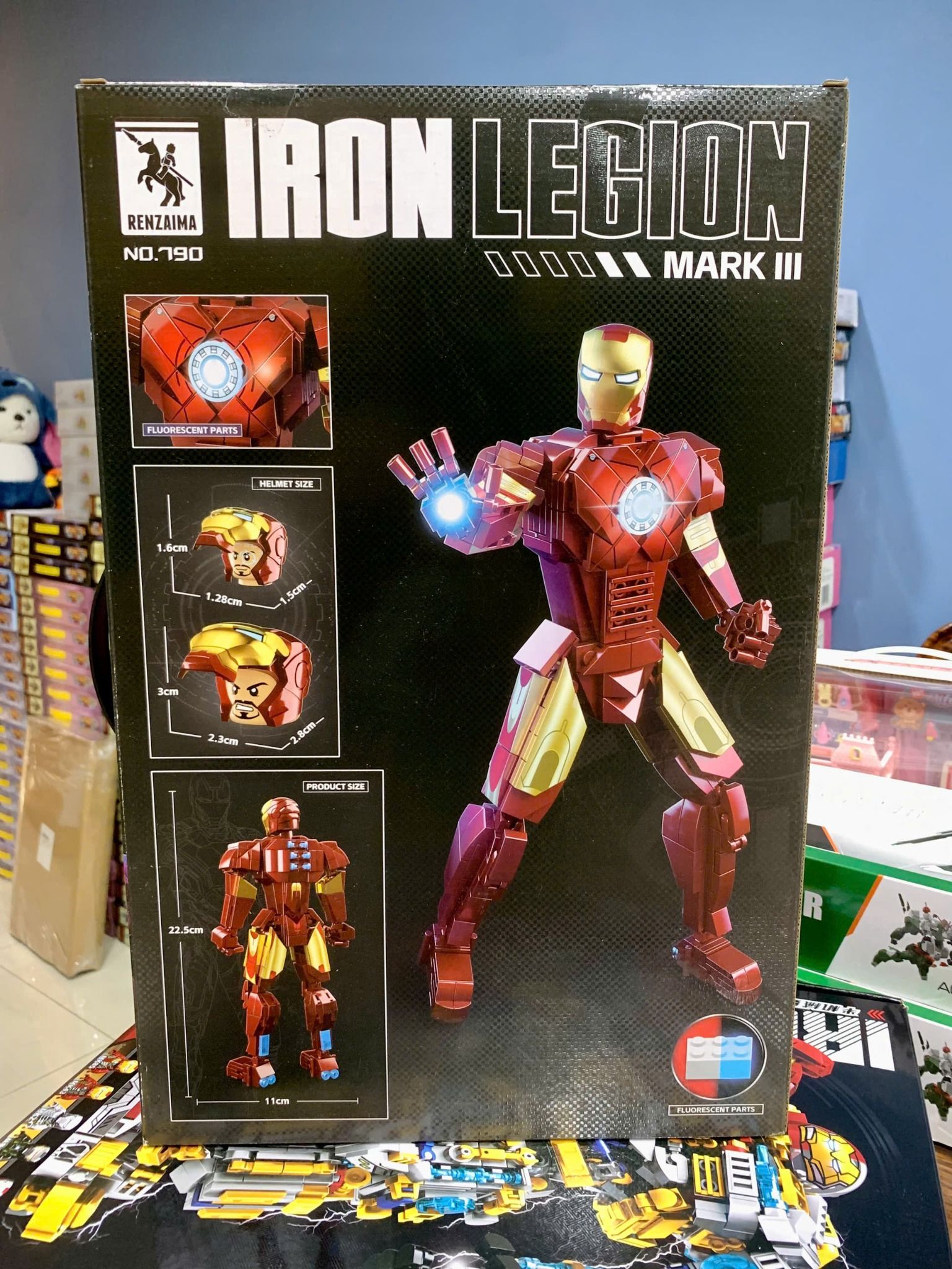 Đồ chơi lắp ráp: Mô hình Robot Người Sắt Legion Mark 3, 466pcs, 10+ages, No. 790