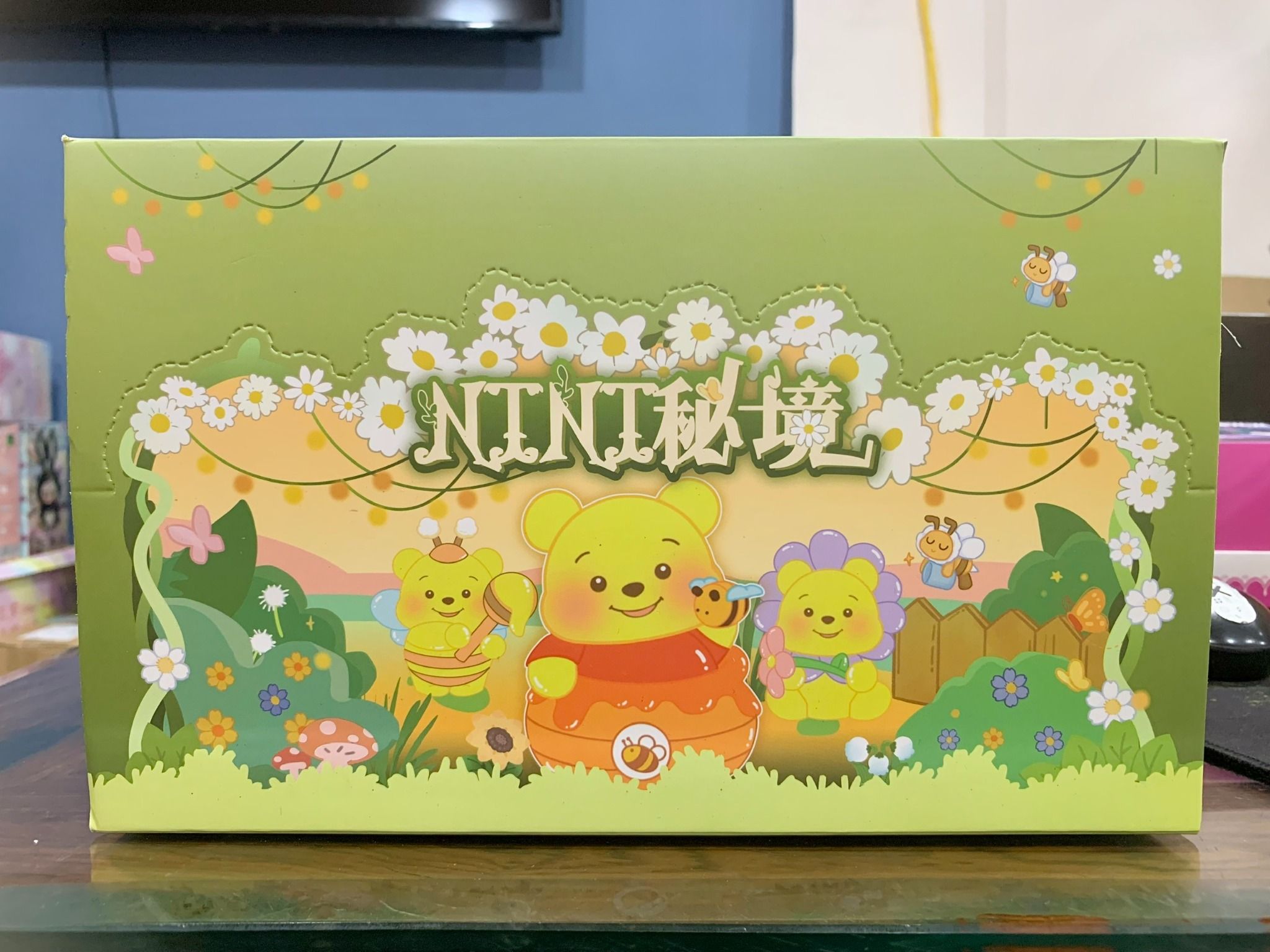 Hộp mù Blinlbox: Lẻ 1 box Gấu POOH (Ninja road blindbox ornament), No JM2024-A010
