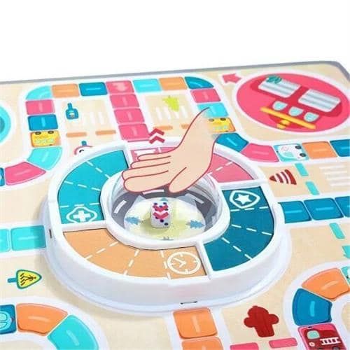 Bộ cờ 2in1 _ Cờ ngựa và cờ oto bằng gỗ _ Top Bright No. 120435
