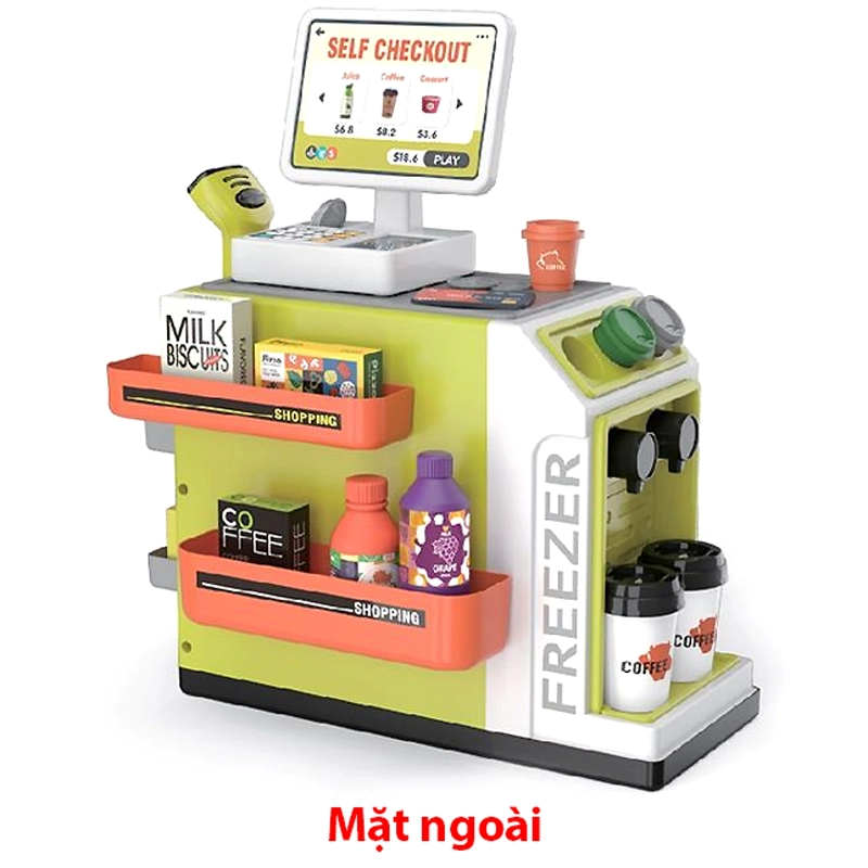 Đồ chơi nhập vai: Bộ quầy Siêu Thị Mini (Super Market), 37x21x41cm, 3ages+, No. 668-124