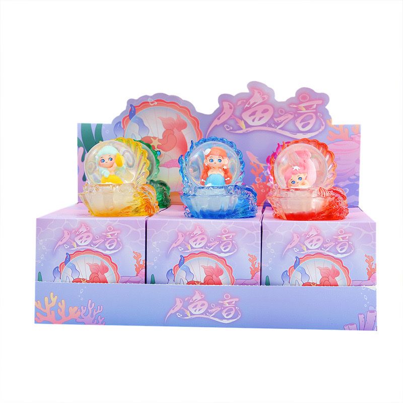 Hộp mù Blindbox: Lẻ 1 box QUẢ CẦU NÀNG TIÊN CÁ (có đèn), No. WY2024-A023