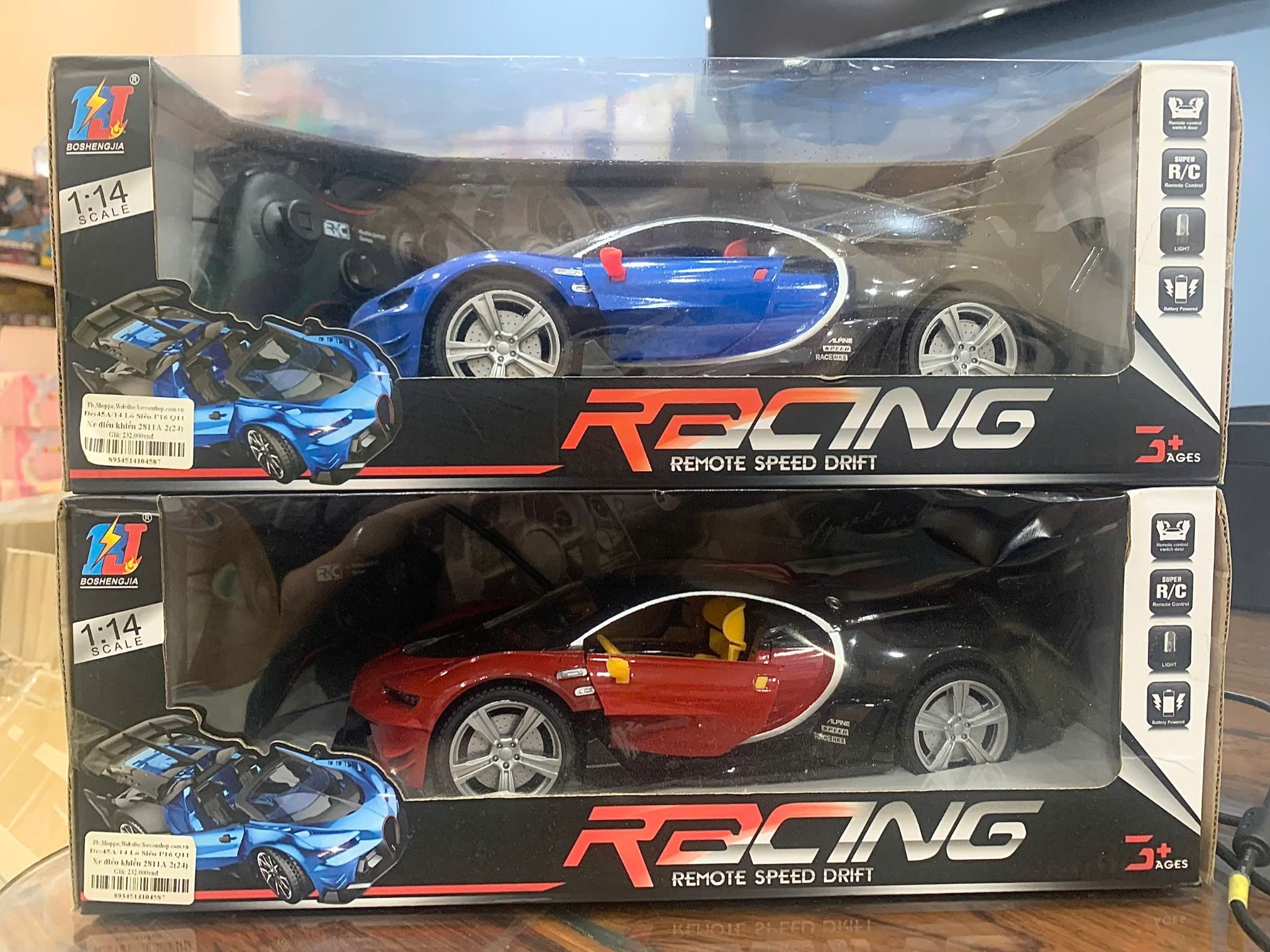Đồ chơi vận động : Xe điều khiển từ xa RACING Remote Speed Drift tỷ lệ 1:14 No. 2811A-2