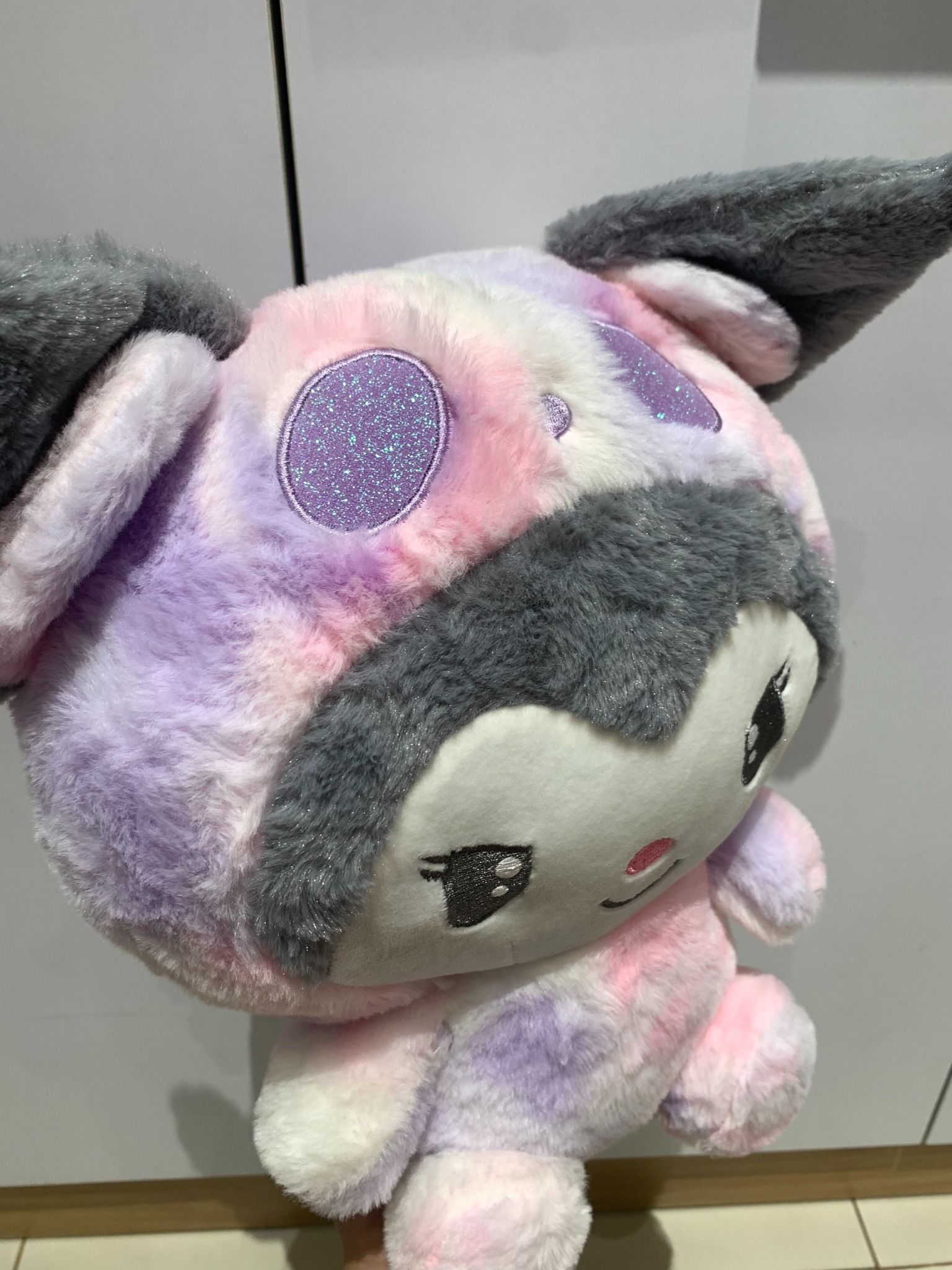 Thú bông: Sanrio Kuromi Dễ thương, kt 40cm, loại bông nhập khẩu rất mịn màng và mềm mại