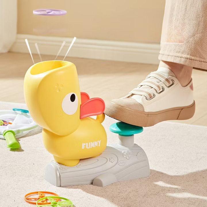 Đồ chơi vận động : Bộ vịt phóng và bắt đĩa bay tung hứng vui nhộn, 3ages+, No. 201-1Y, 201Y