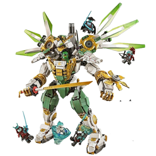 Đồ chơi lắp ráp: Người máy chiến binh NINJA LARI Samurai ( 912 pcs ) 6Ages+ No. 11331