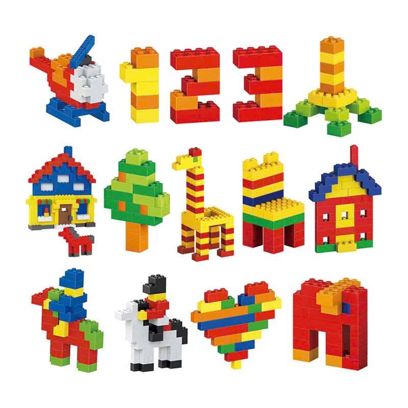 Đồ chơi lego: bộ lắp ghép xếp khối (1000 bricks) 1000pcs Size Đại, Model 801