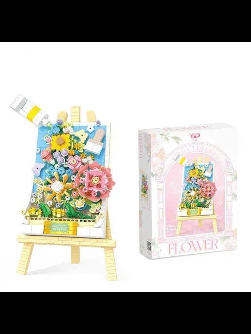 Đồ chơi lắp ráp: bộ xếp hình (mini block) Vườn hoa thơ mộng 1209pcs, 3ages+ No. P1283, P1282