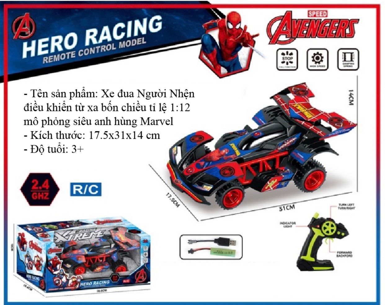 Đồ chơi vận động: Hộp xe đua điều khiển từ xa F1 captain có sạc,+3ages model YQ13A-2