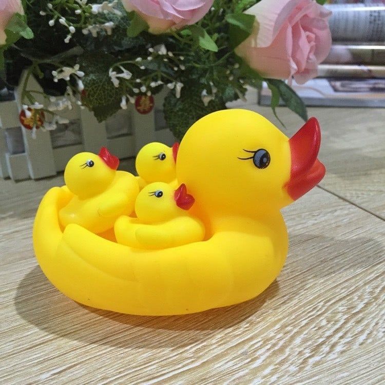 Bộ đàn vịt nhựa 4 con