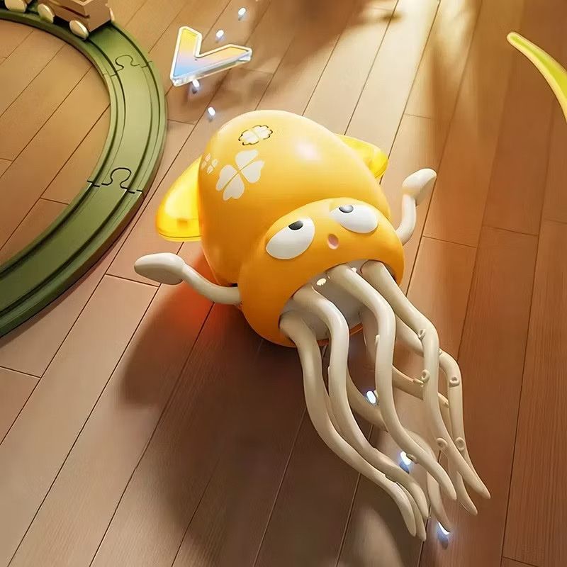Đồ chơi vận động : Đồ Chơi Mực Nhảy Múa Cảm Ứng Âm Nhạc – Electric Dancing Squid, No. 158-21C