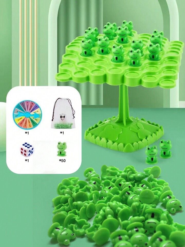 Đồ chơi mẫu giáo_ Đồ chơi ếch cân bằng vui nhộn 48pcs 3+AGES No. 6699-55C