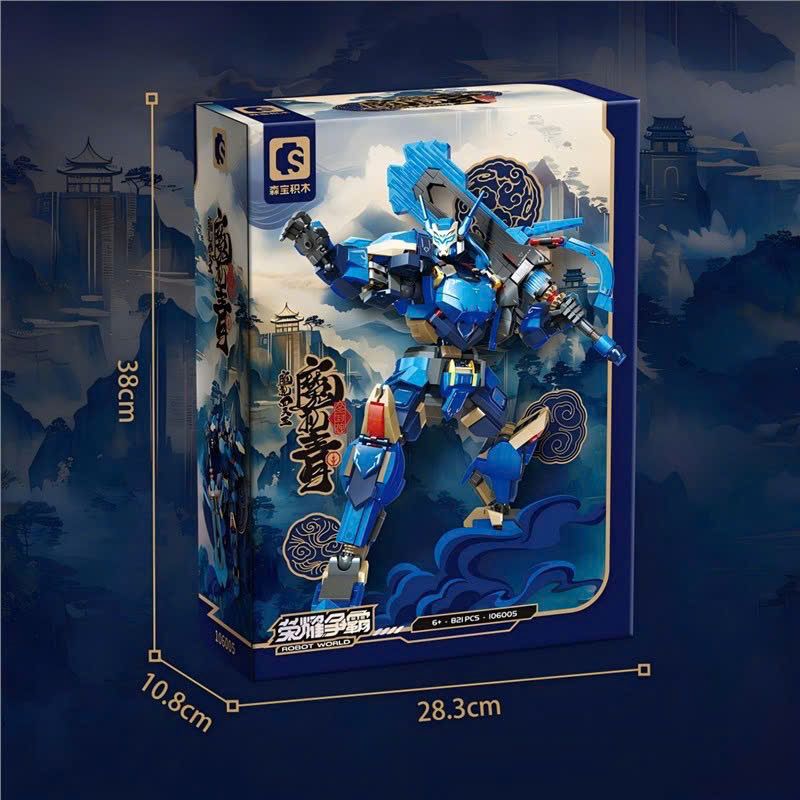 Đồ chơi lắp ráp: Mô hình Tứ Đại Thiên Vương 6+ages, No. 106005,6,7,8