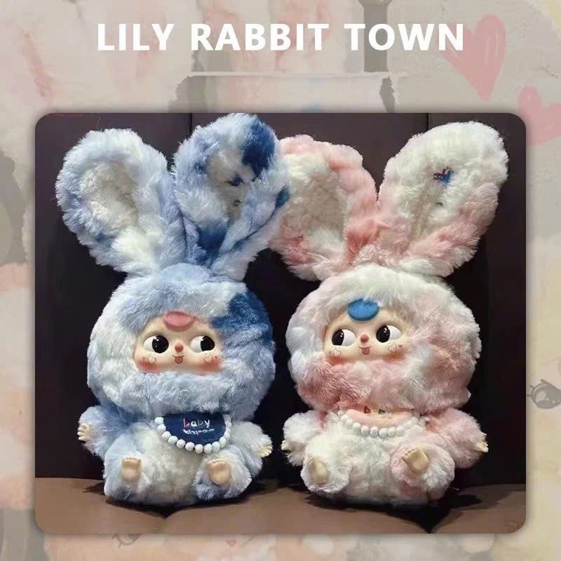 BLINDBOX BABY THREE ( bé 3 ) : Baby Three Lily Rabbit Town Plus ( Thỏ Thị Trấn, hàng có sẵn )
