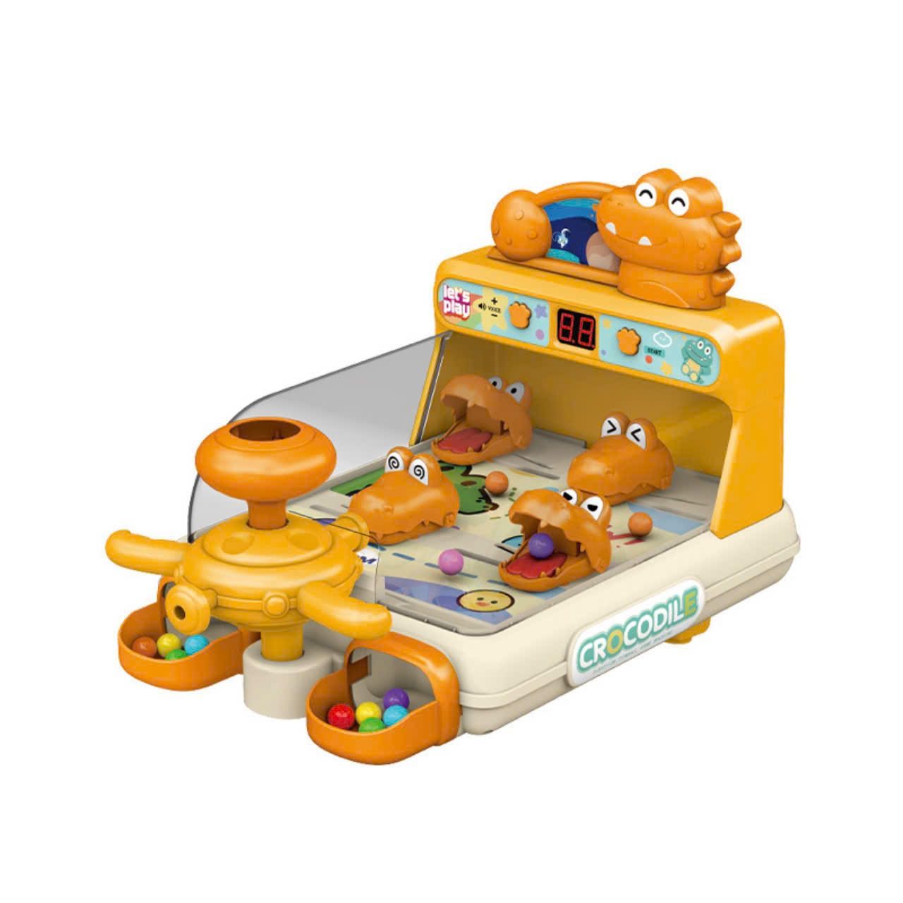 Đồ chơi vận động: máy pinball Cá sấu Crocodile, 3+ages, No. 158-22C