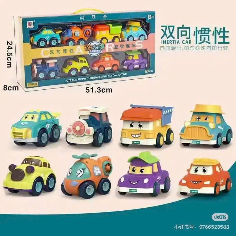 Set 8 xe ô tô Poli mã BJ660