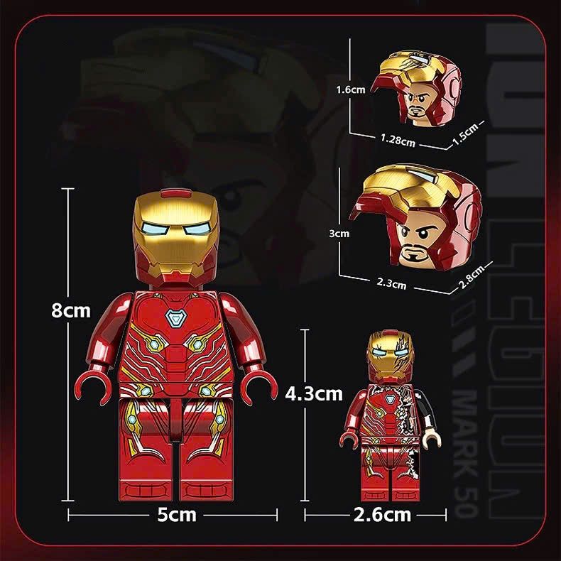 Đồ chơi lắp ráp: Mô hình Robot Người Sắt Legion Mark 3, 466pcs, 10+ages, No. 790